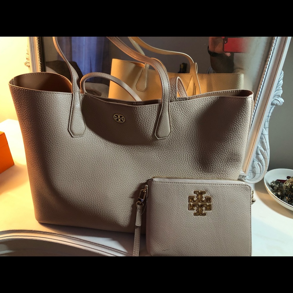Tory Burch tote and wristlet